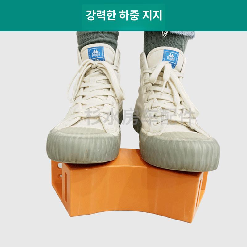 가스통 거치대 안전 가스용기거치대 고압가스 지지대 카트 고정 주황색 일반형 - 상세 이미지 5