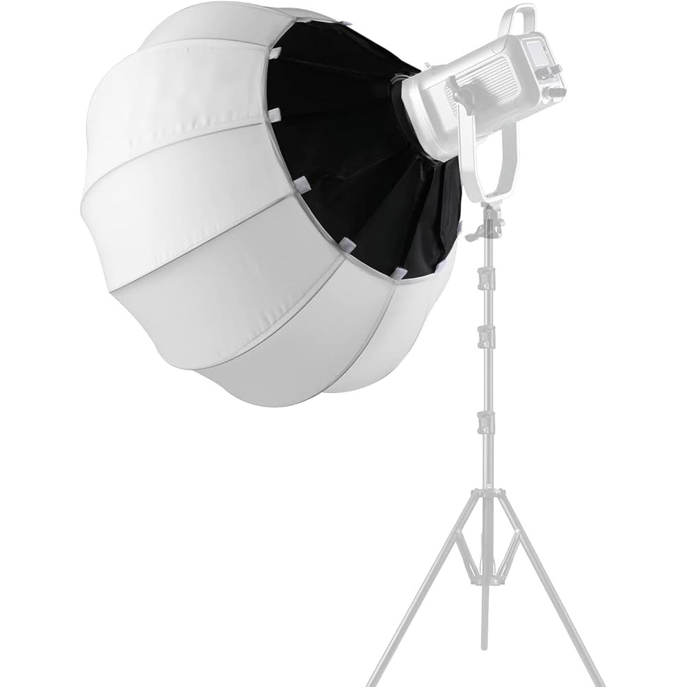 GVM Lantern 소프트박스 소프트 라이트 빠른 조명, 모디파이어, PR150R 66cm(26인치), 접이식 ST200R ST100R SD200S SD300D 설치 P80S - 상세 이미지 3