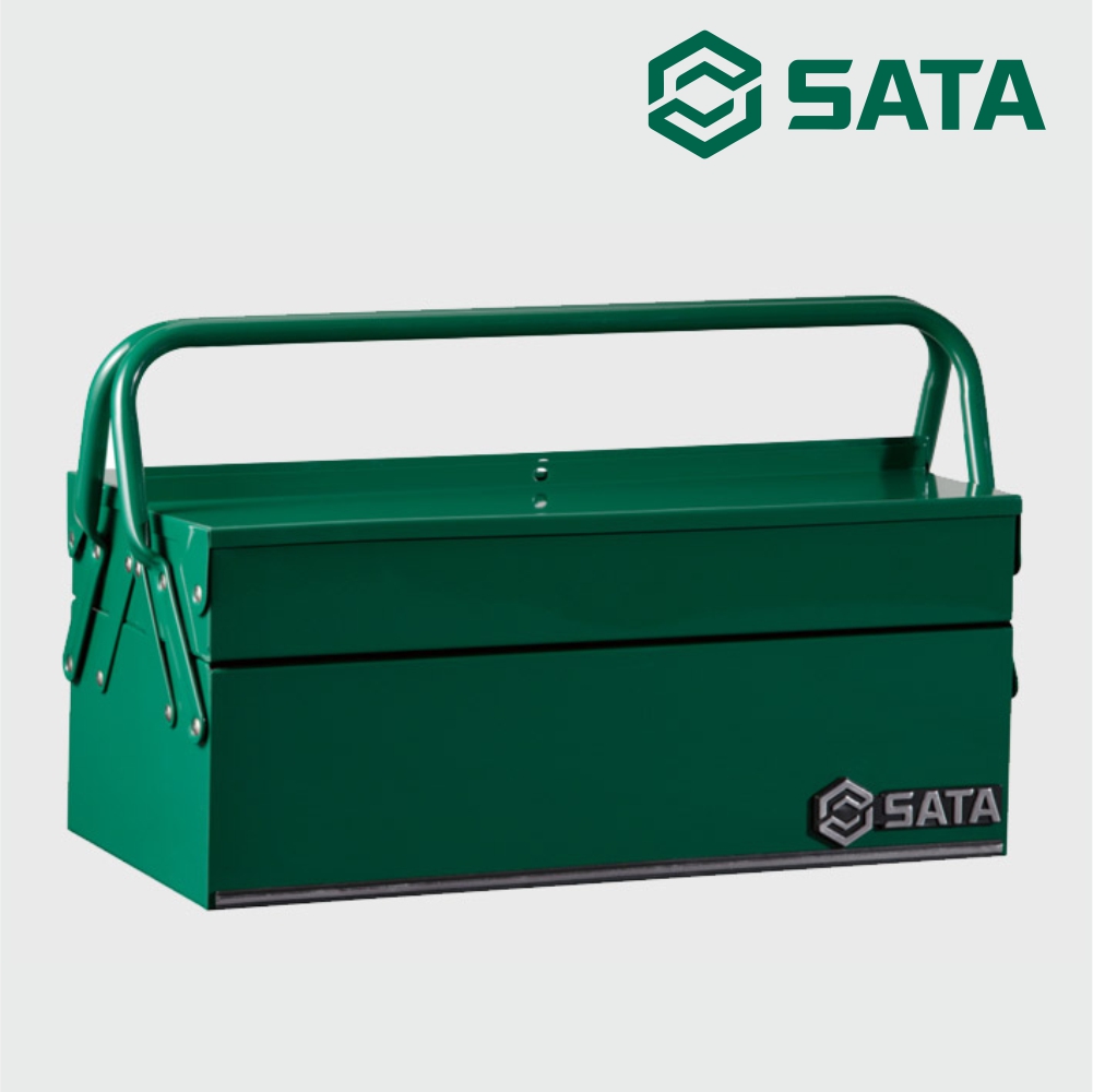 사타 SATA 이동식 철제 트레이 공구박스 3단 95116 공구함 다용도 보관함 - 상품 이미지