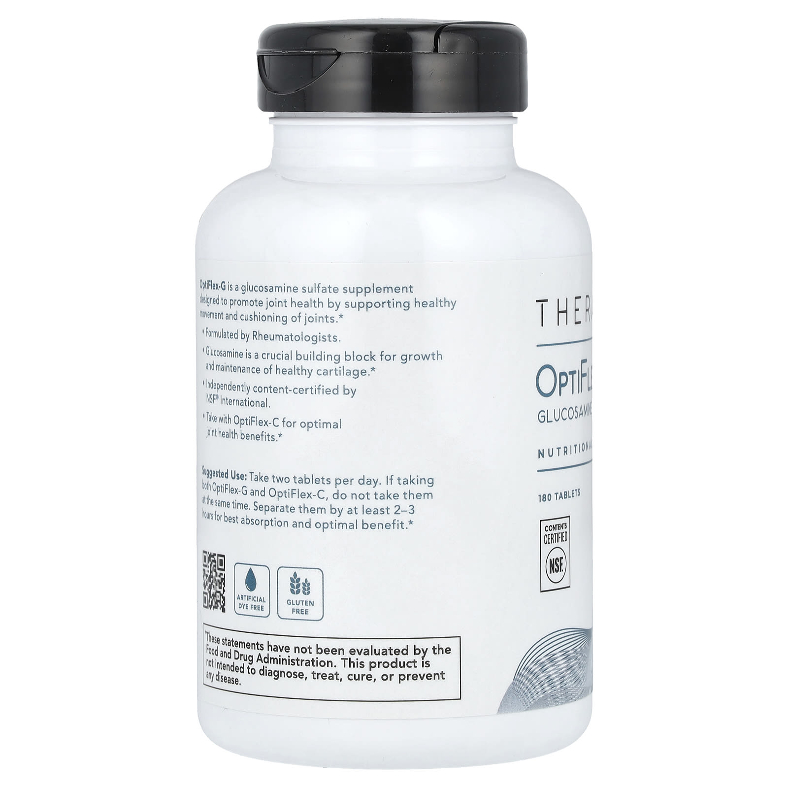 테라로직 옵티플렉스G 글루코사민 1500mg 칼슘 180정, 2개 - 상세 이미지 4
