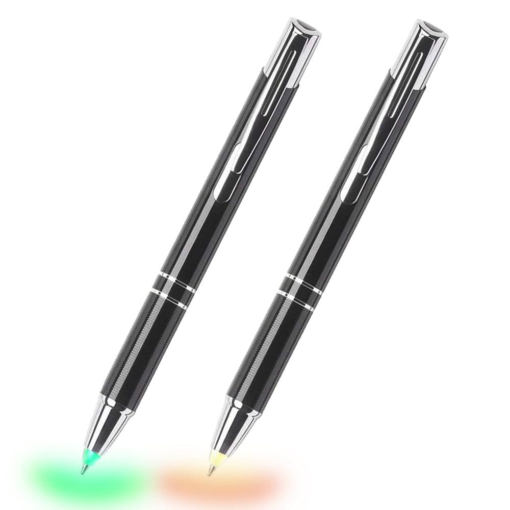 GS GLOWSEEN Dorm Room Essentials 라이트 교사를 방해 화이트) 글쓰기, LED 포함 볼펜, 기타 (그린/웜 - 어둠 방지 조명 선물, 학생 속에서 위한 - 상품 이미지
