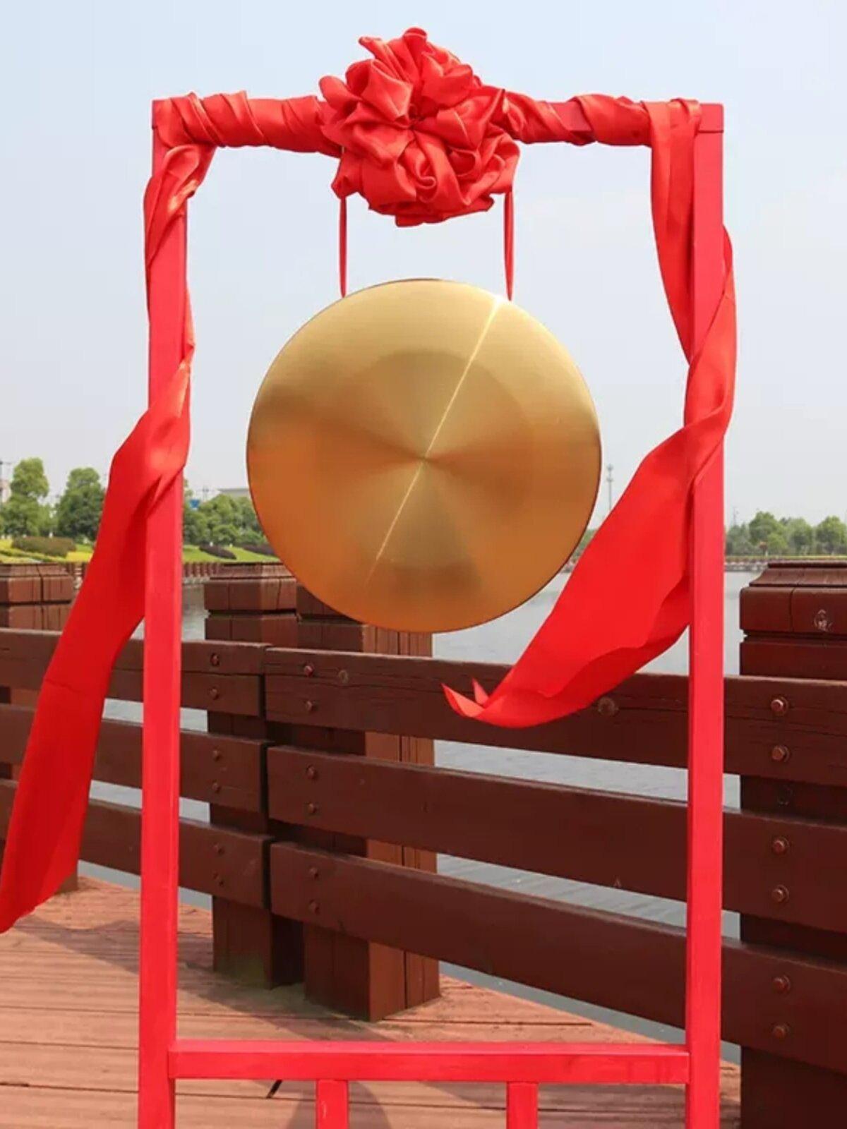 꽹과리 국악 풍물 사물놀이 징 꽹가리 32cm 깽가리 전통 - 상세 이미지 3