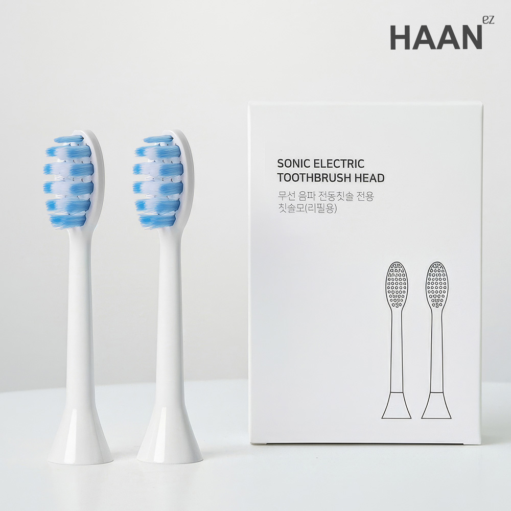 [독일 PEDEX 원사] 한경희 프리미엄 무선 음파 전동칫솔 교체용 리필 일반 칫솔모 2P - 상세 이미지 2