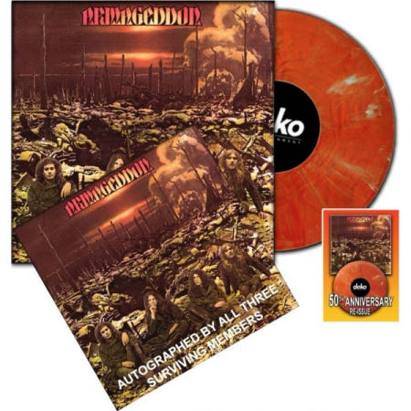 [해외](수입 LP) Armageddon SELF TITLED 180g SIGNED LIMITED EDITION 100 New Sealed Red Vinyl LP