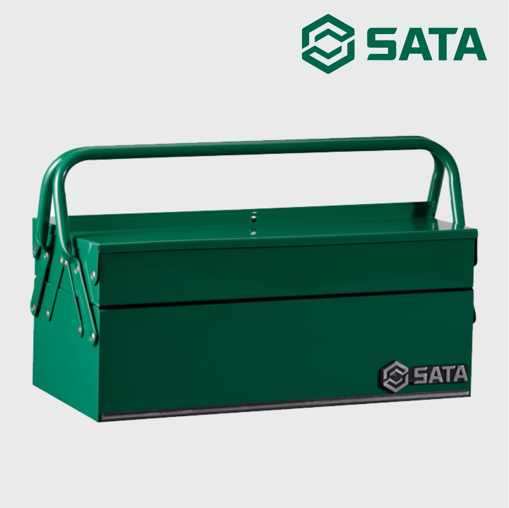 사타 SATA 이동식 철제 트레이 공구박스 3단 95117 공구함 다용도 보관함 - 상품 이미지