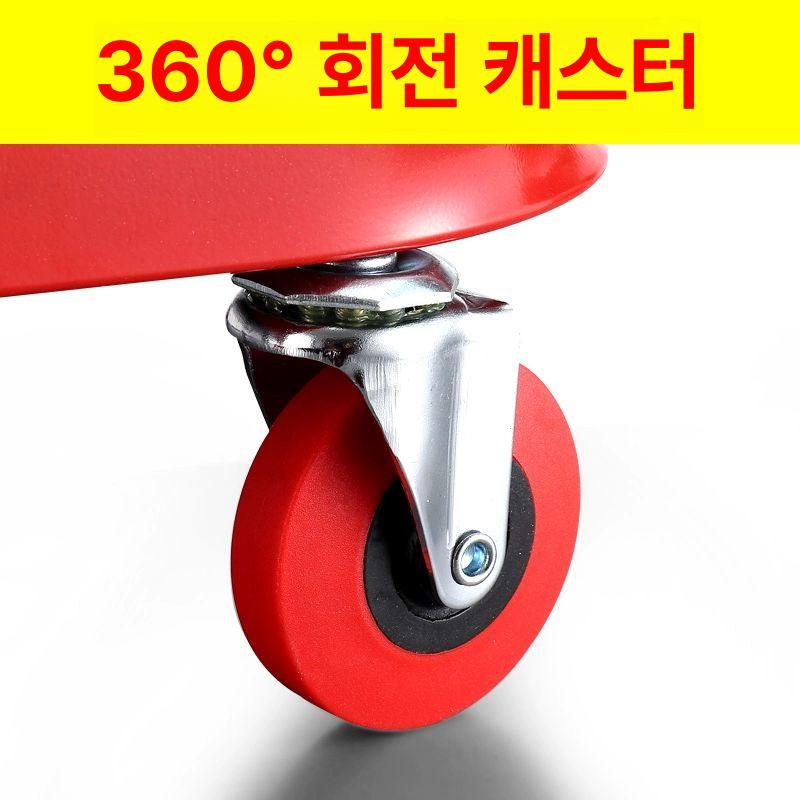 앉은뱅이 작업의자 이동식 스툴 - 상세 이미지 4
