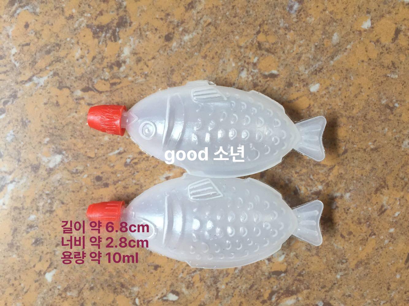 스시 소스통 물고기 간장 통 횟집 초밥 용기 일회용 미니 붕어 모양 세트 포장 1000개 - 상세 이미지 5