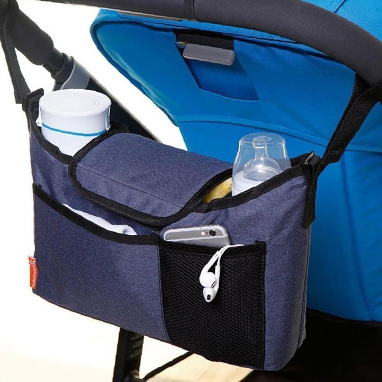 걸이식 유모차 베이직 수납 가방 1P 젖병 기저귀 파우치