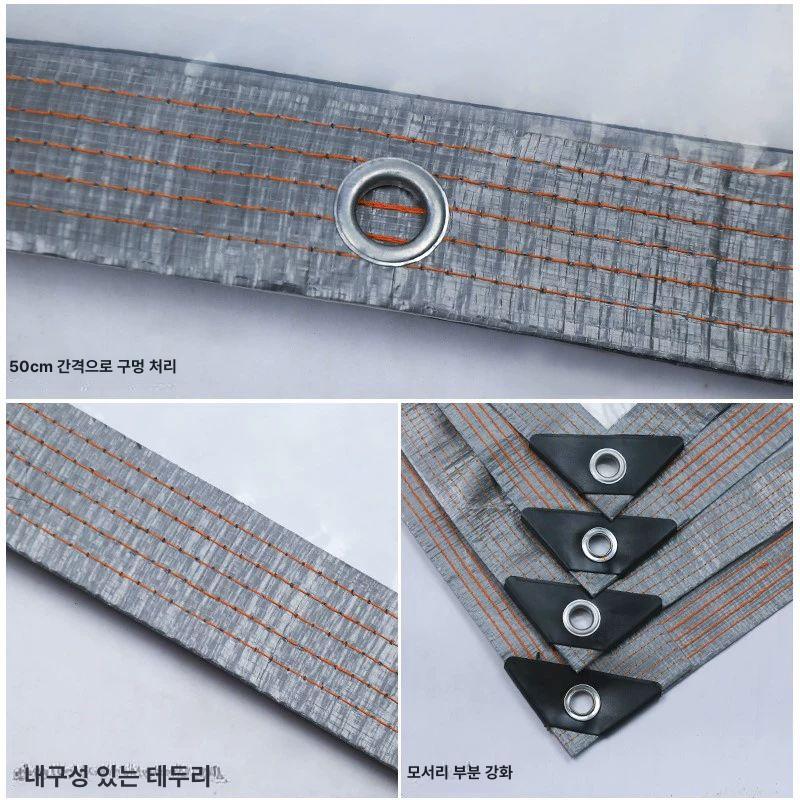 방수 차양막 대형 UV차단 비가림 덮개 두꺼워짐 행사용 투명 2m x 2m 1x1m - 상세 이미지 3