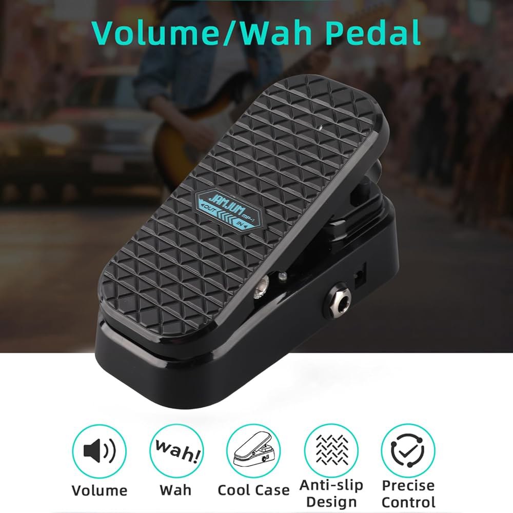 Btuty Guitar Wah 볼륨 페달, 차폐 이펙트 회로가 있는 인덕터 RM 2가지 일렉트릭 및 액티브 기타용 기능 Volume Expression Pedal - 상세 이미지 2