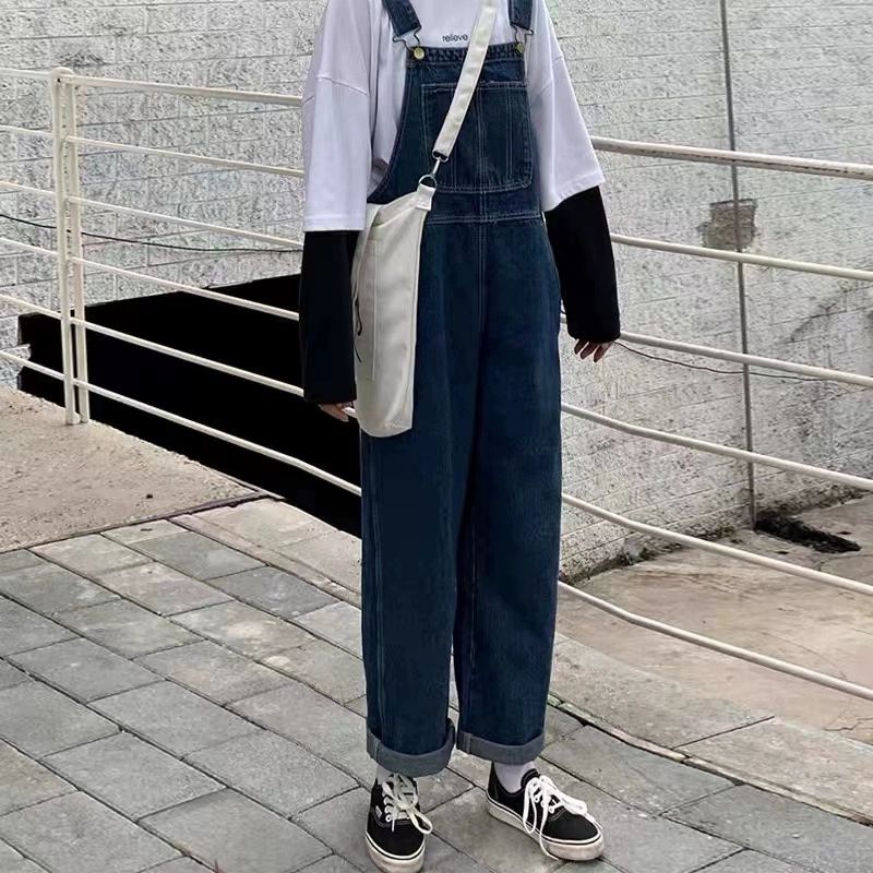 멜빵바지 가을 데님 봄 남자멜빵청바지 남성 청바지 - 상세 이미지 3