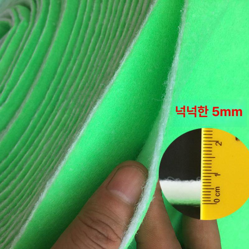 어항 필터패드 스키머 공급 수족관 필터 여과솜 교체 12cm 5m 두께1cm 퓨어그린 - 상세 이미지 5