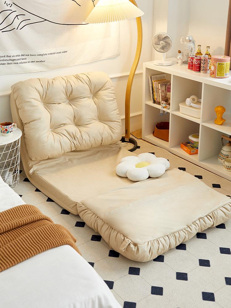 자취방쇼파 1인 좌식 접이식 쇼파 거실 다리없는 소파