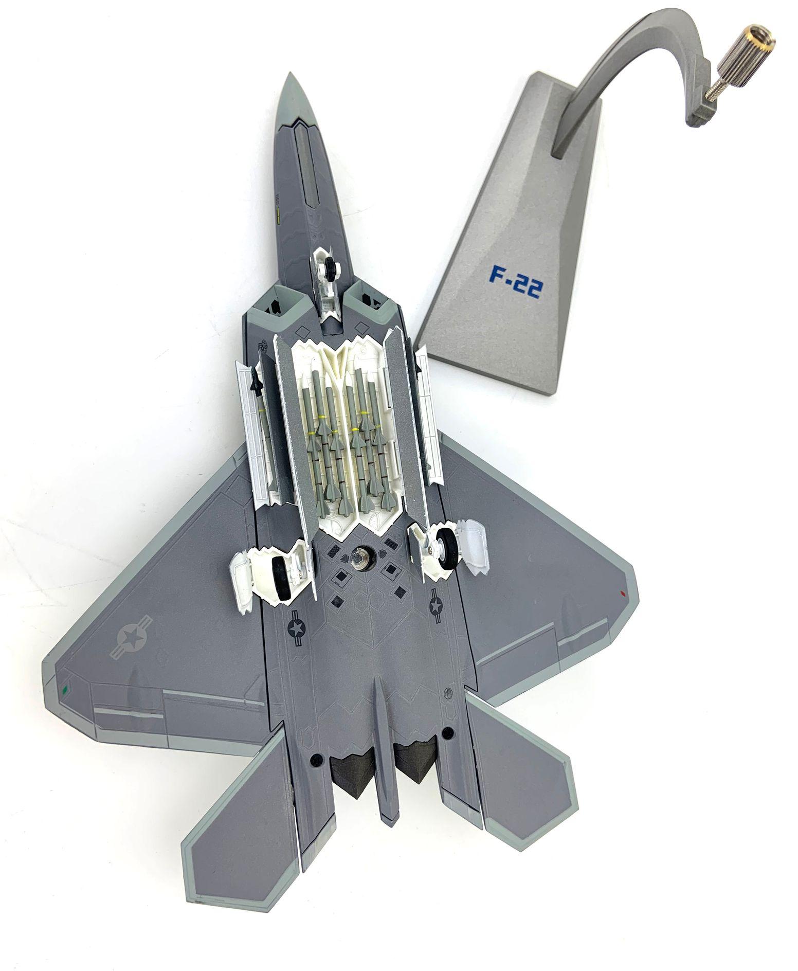 85082 미군 F-22 랩터 전투기 합금 F22 1/72 모델 - 상세 이미지 4
