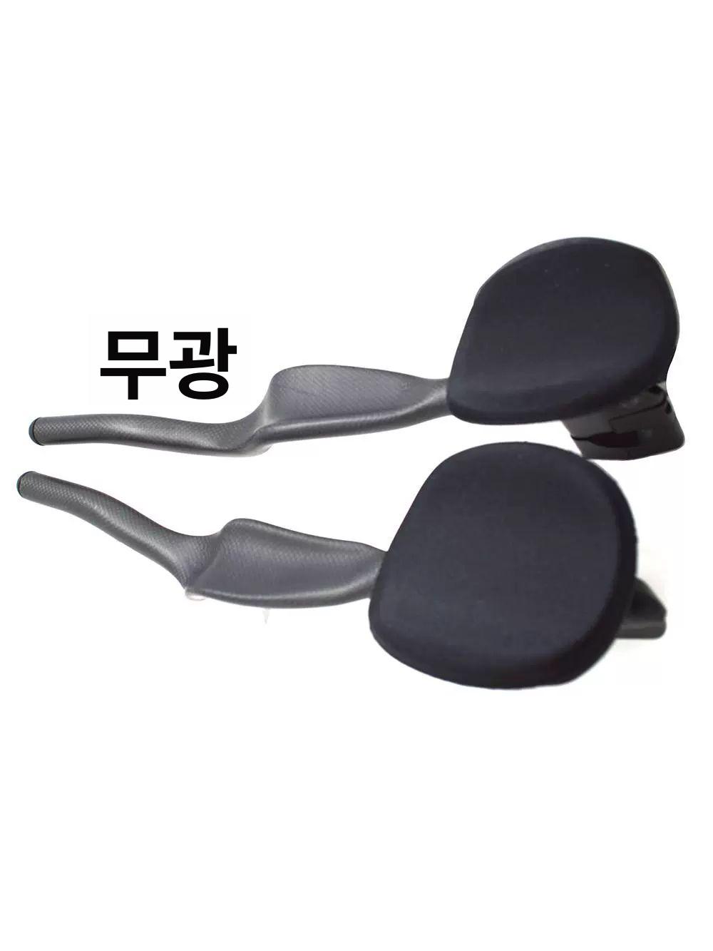 일체형 드롭바 티티바 원형 튜브 에어로바 로드바이크용 30도 원형 튜브 휴식 핸들바 3K 유광 - 상세 이미지 3