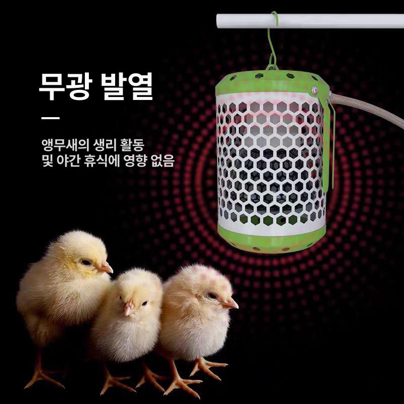 고양이난로 강아지난로 애완동물 미니 난방 반려동물 보온 말차그린 갓 온열기 새 - 상세 이미지 4