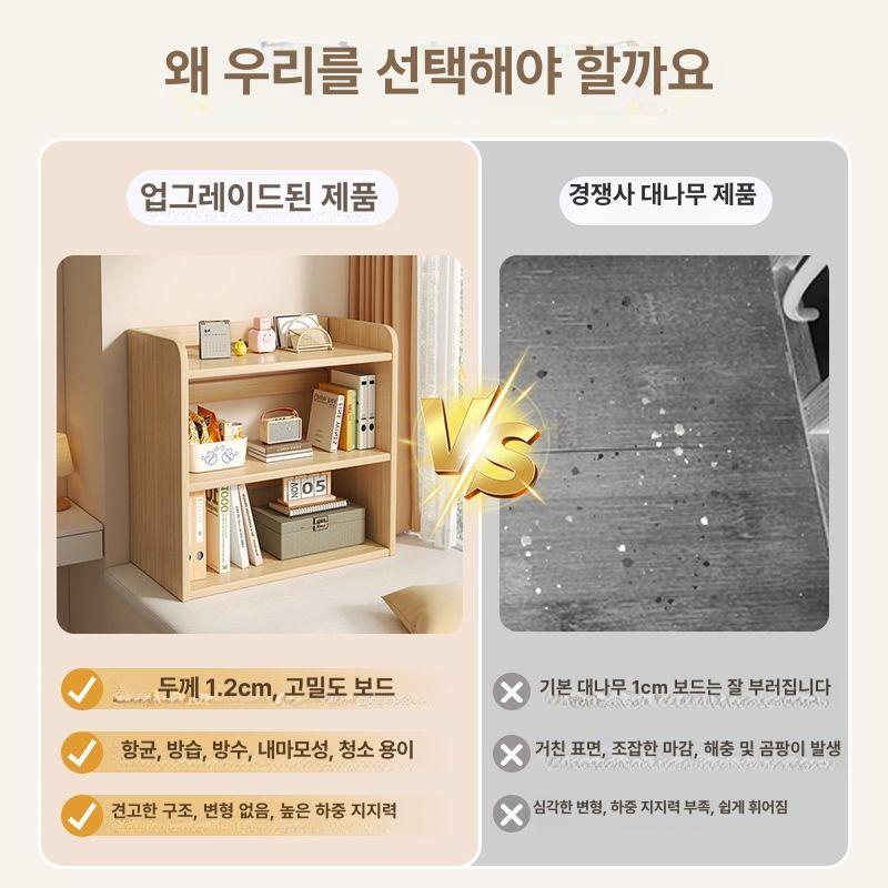 책상정리 선반 화이트 캐비닛 보관함 데스크 잡동사니 - 상세 이미지 2