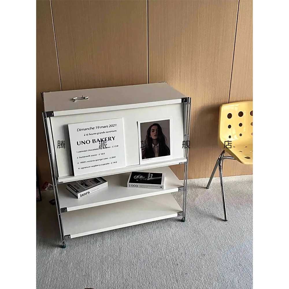 쇼파옆 슬림 수납장 다이닝 인테리어용 용 사이드보드 거실 90x60 - 상세 이미지 2