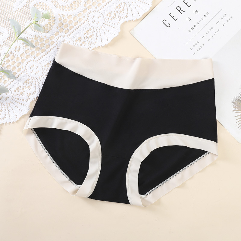 여성 심리스 팬티 편한 햄팬티 여학생 누디 자국없는 투톤 무봉제 노라인 속옷 이미지 6