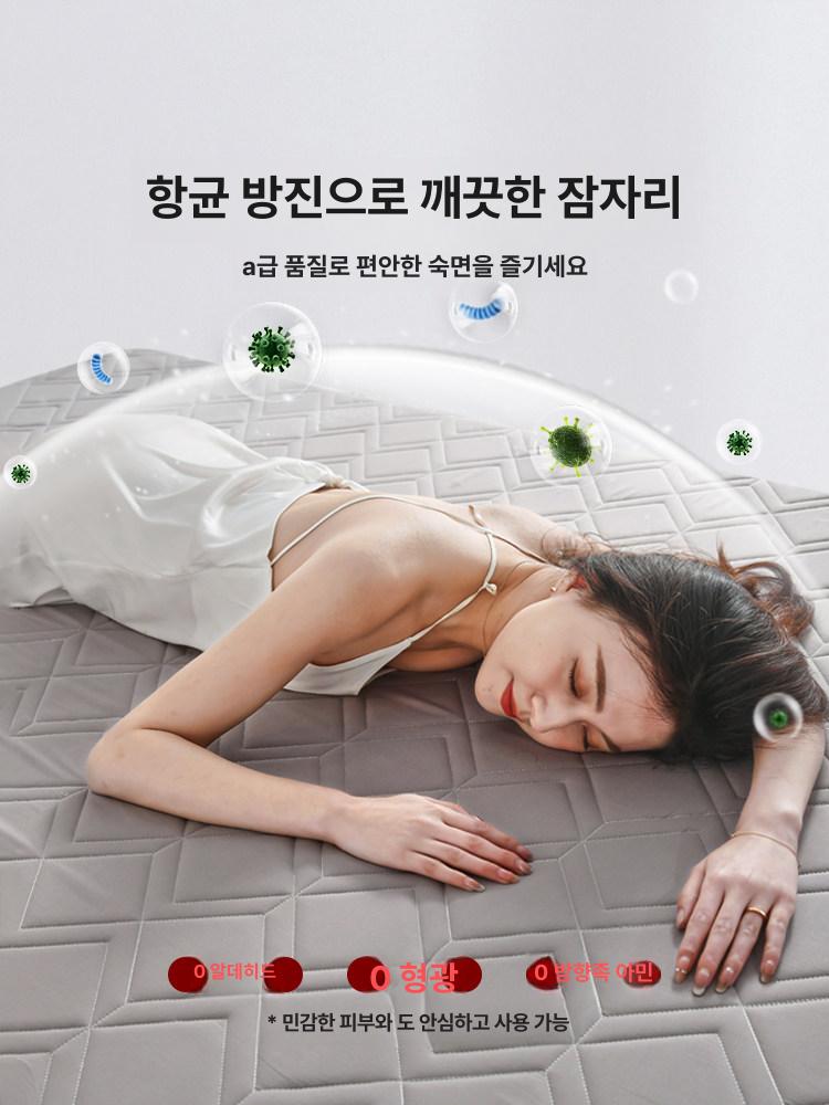 푹신한 얇은 매트리스 수면 싱글 매트 패드 토퍼 - 상세 이미지 4