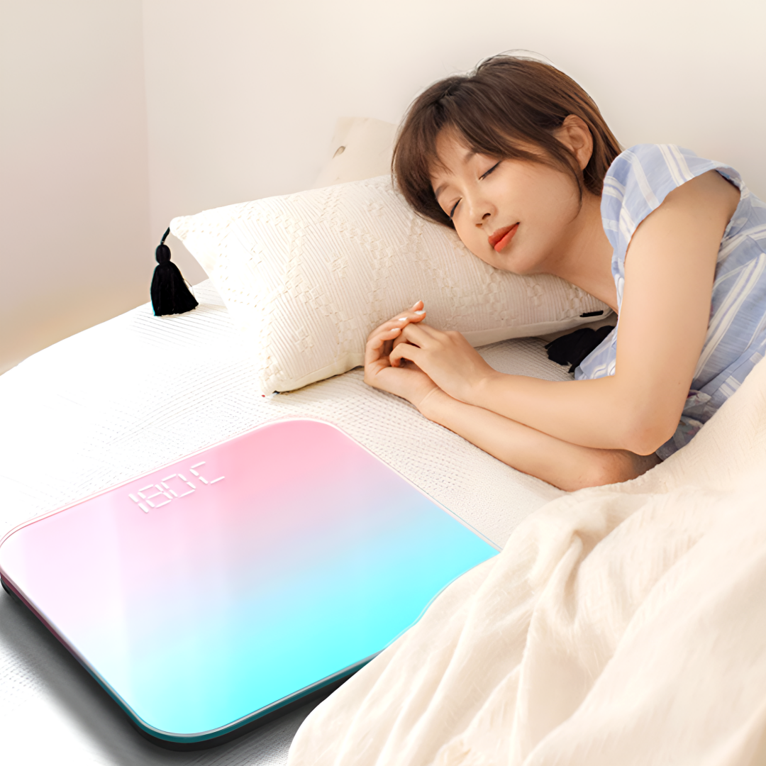 화려한 LED 디지털체중계 미니 전자 몸무게측정기 다이어트 휴대용 체중계 - 상품 이미지