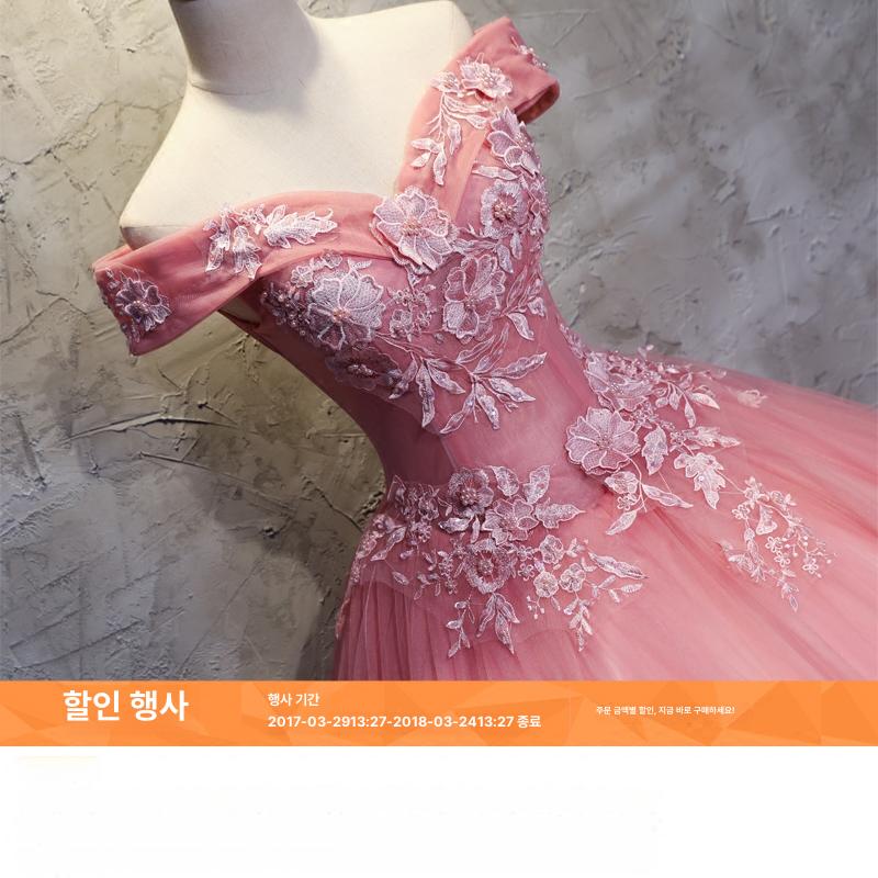 유색드레스 이브닝 공연 연주회 드레스 - 상세 이미지 3
