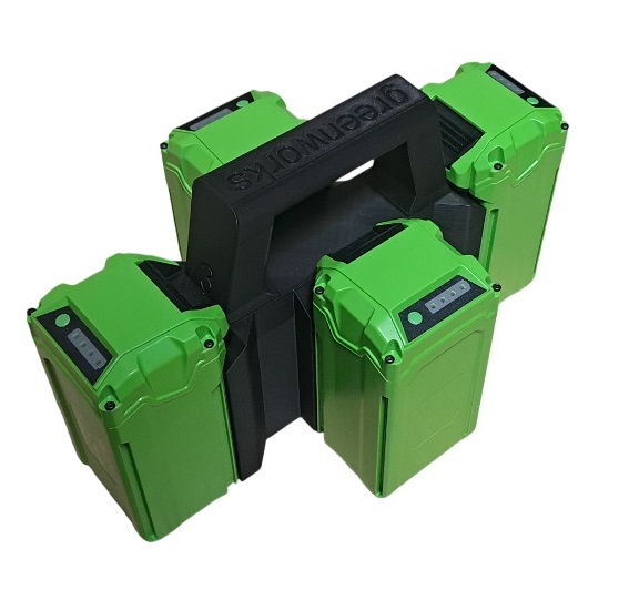 퉁구스카 그린웍스 greenworks 40v 4구 배터리 케리어 TC-G+4 - 상세 이미지 2