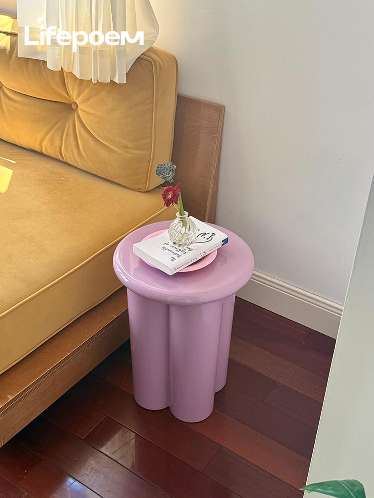 컬러 사이드테이블 침대협탁 카페 거실 오브제 미니테이블 인테리어 협탁 - 상세 이미지 3