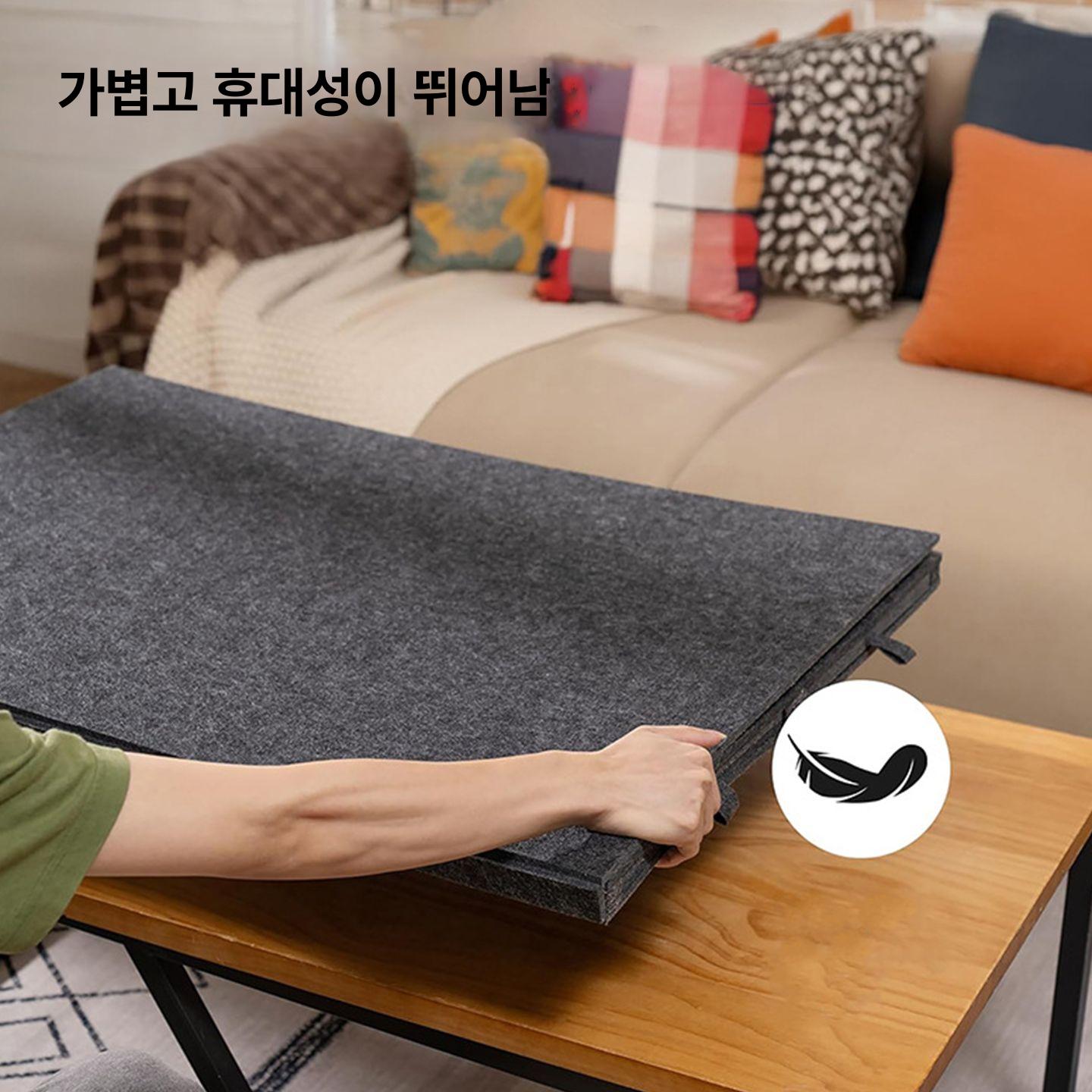 직쏘퍼즐 받침대 퍼즐패드 보드 매트 펠트판 브래킷 모직판 미끄럼 라이트펠트 트레이 - 상세 이미지 5