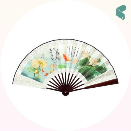 전통부채 풍경 고급 코팅 접이식 여름 소품 제이엘생활