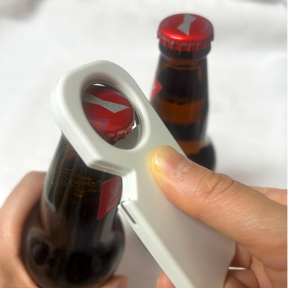 화이트 멀티기능 오프너 병 캔 따개 - 상품 이미지