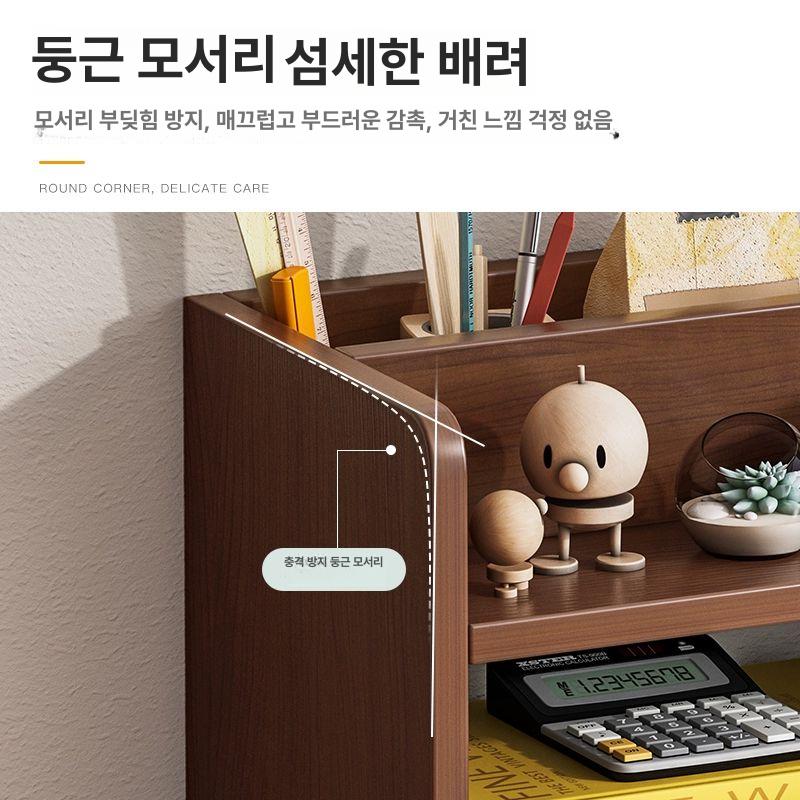 사무실 책상 서류 캐비닛 가죽 서랍 서류함 진열대 정리 수납 오피스 꽂이 - 상세 이미지 4
