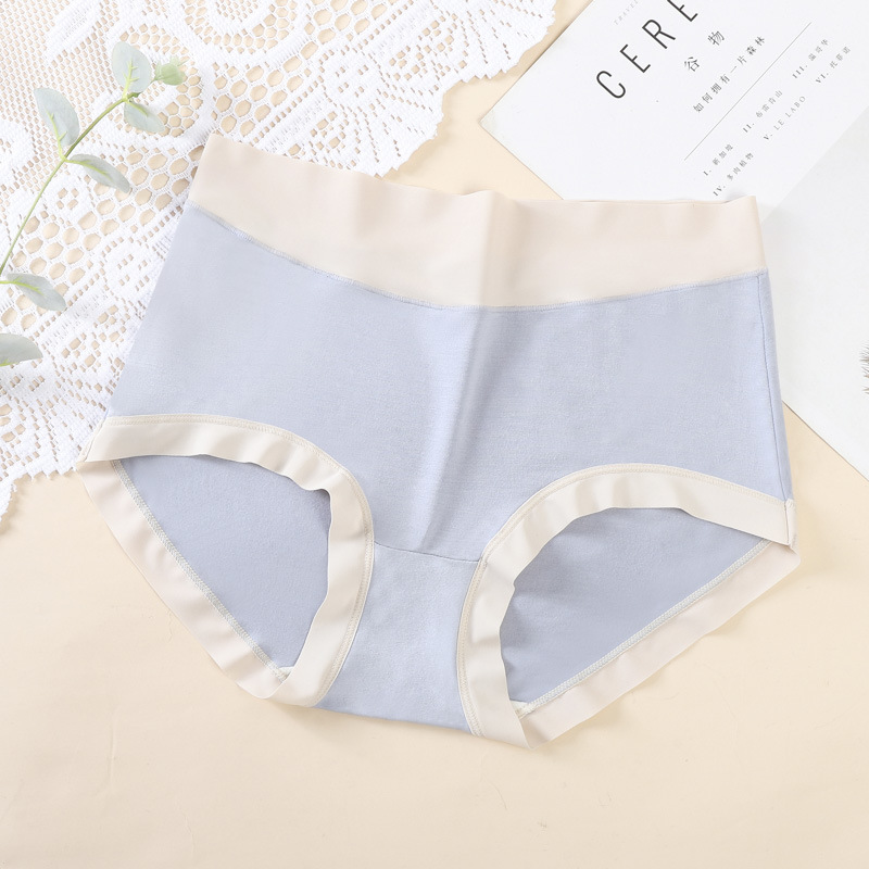 여성 심리스 팬티 편한 햄팬티 여학생 누디 자국없는 투톤 무봉제 노라인 속옷 - 상세 이미지 2