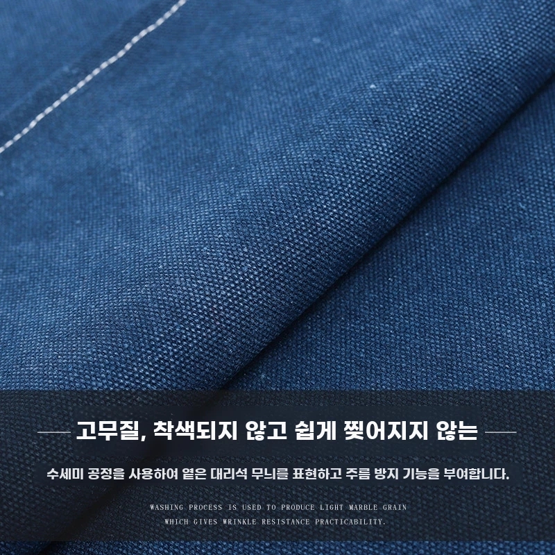 남자앞치마 캔버스앞치마 165 A. 밝은 회색 - 상세 이미지 2