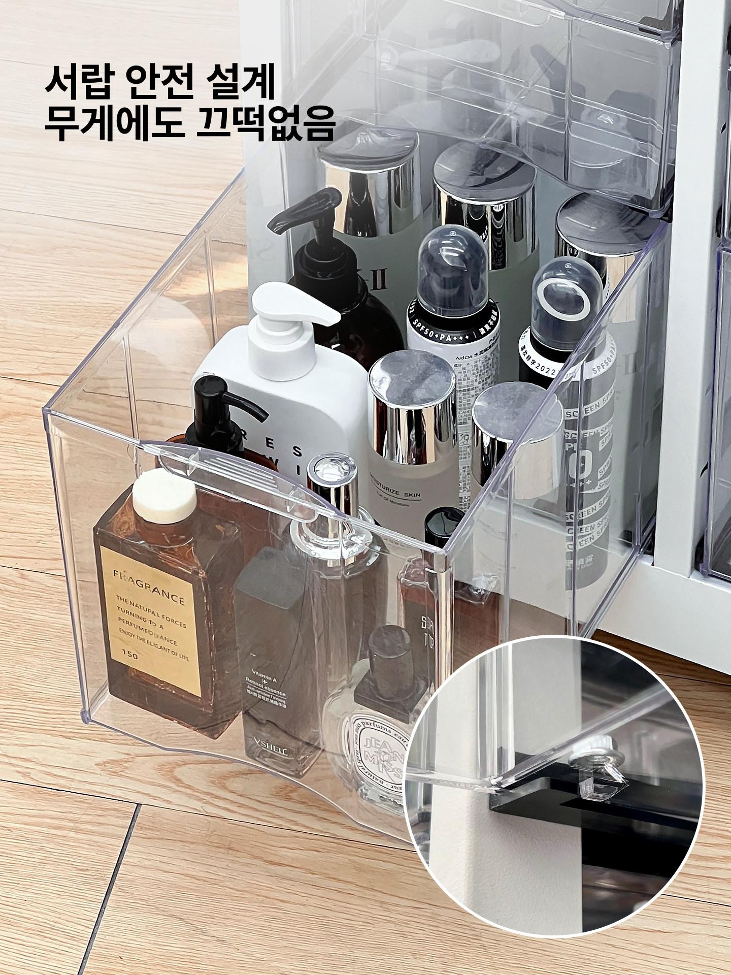 네일 수납장 매니큐어 파츠 플라스틱 네일하부장 아트 진열장 - 상세 이미지 5