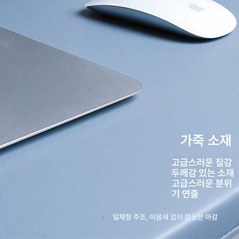마우스 손목보호대 젤 손목패드 방수 접이식 데스크 매트 블루 2.5mm 1000x430mm - 상세 이미지 3