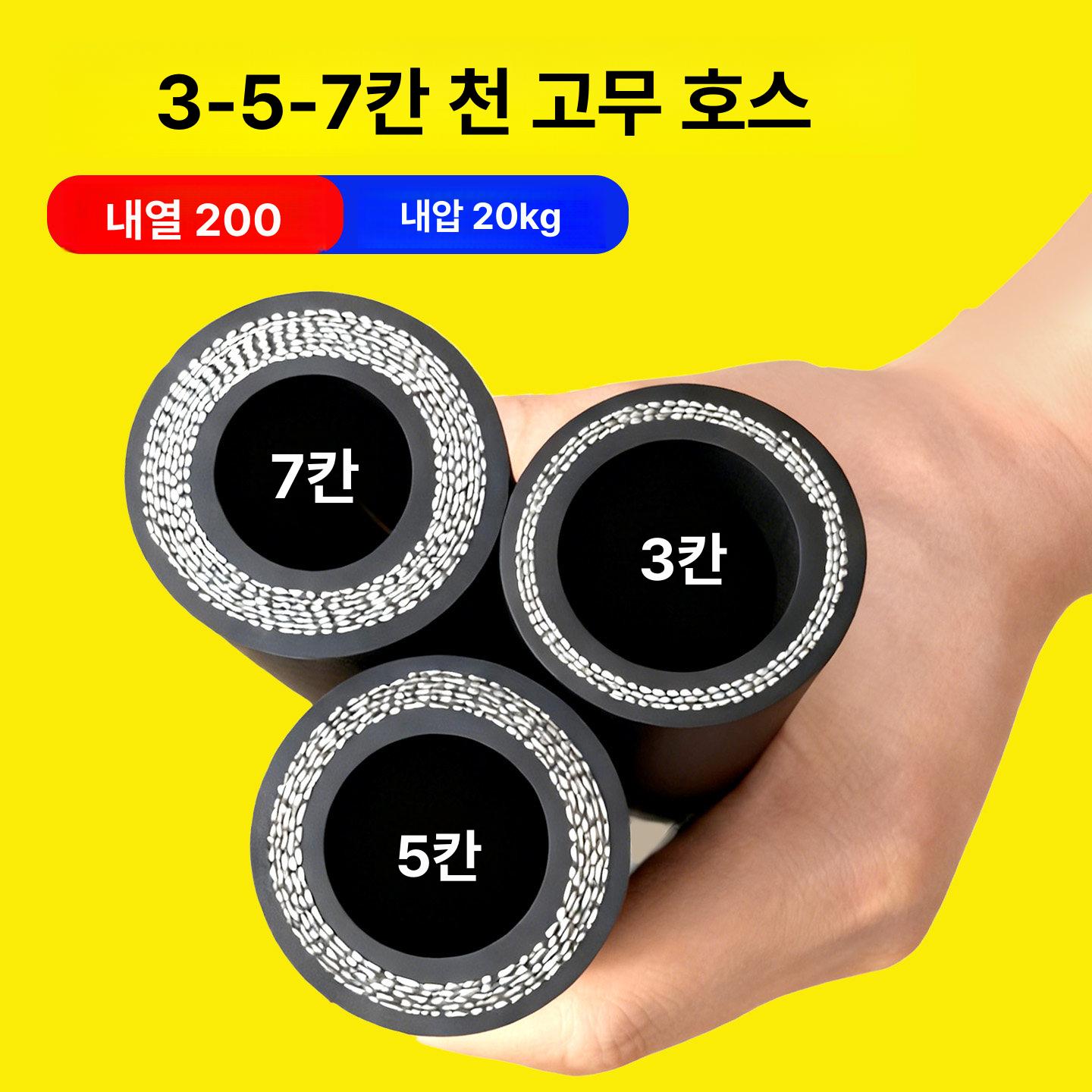 샌드블라스트 호스 에어호스 고압호스 방폭 내열 내유 산업용 분사호스 - 상세 이미지 5
