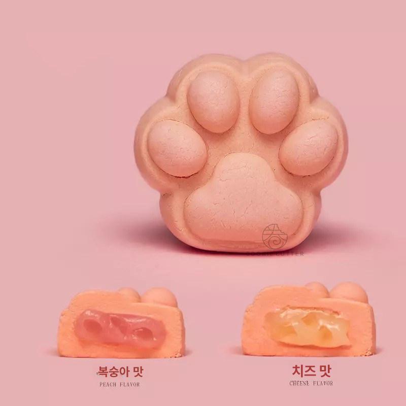 고양이 쿠키틀 월병틀 강아지 쿠키몰드 떡도장 발바닥 - 상세 이미지 2