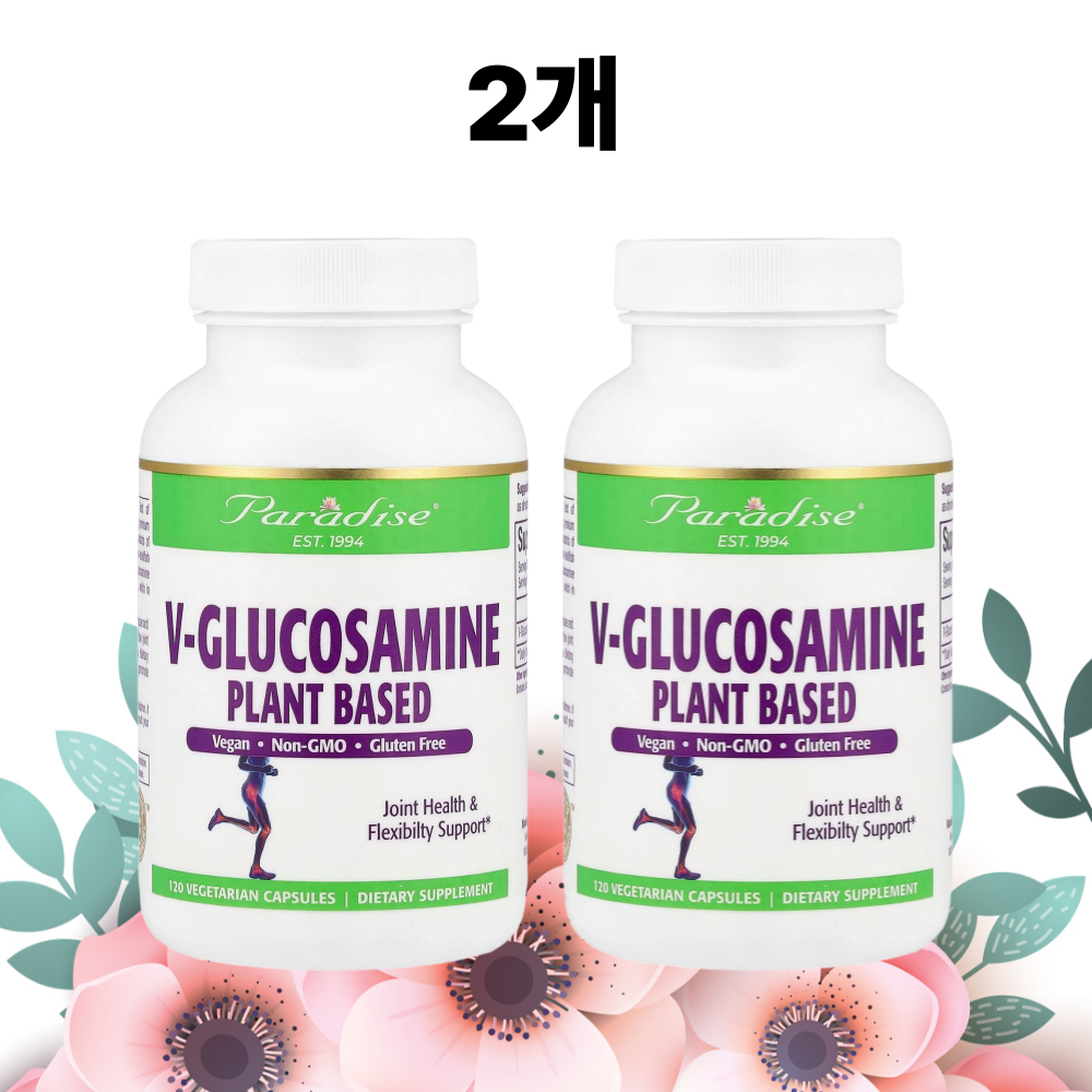 파라다이스허브 V 글루코사민 750mg 120캡슐, 2개 - 상품 이미지
