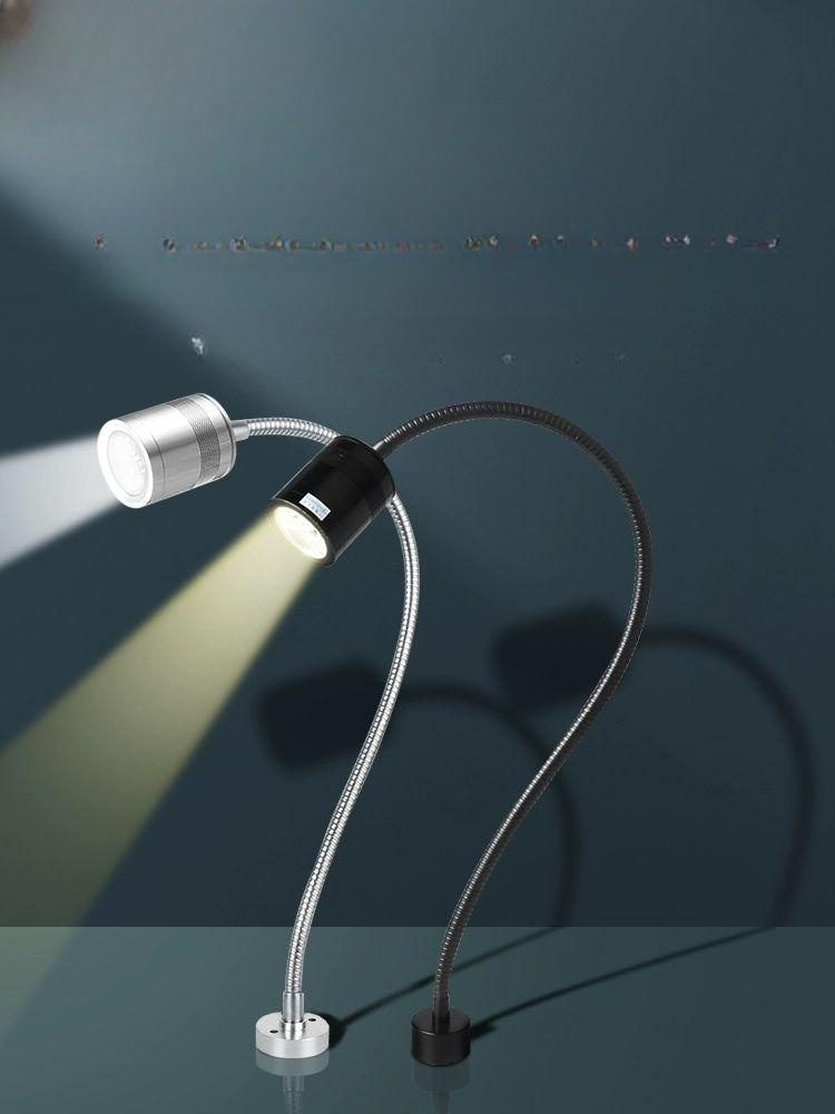 LED 작업등 작업랜턴 써치라이트 자바라 공사장 충전식 3W 24 ~ 36V 300mm 나사 실버 - 상품 이미지