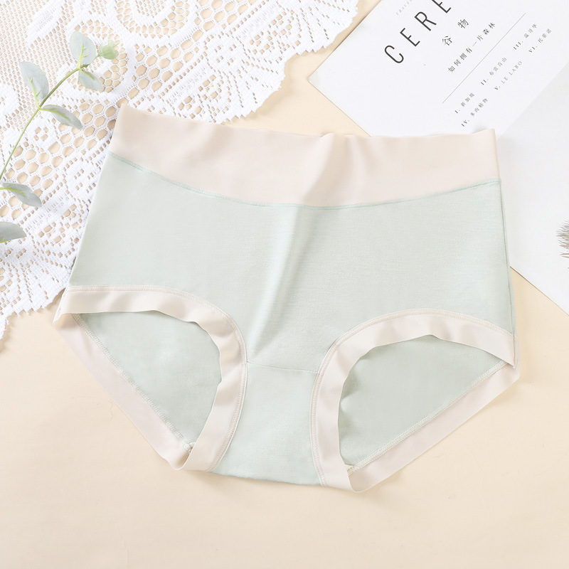 여성 심리스 팬티 편한 햄팬티 여학생 누디 자국없는 투톤 무봉제 노라인 속옷 - 상세 이미지 5