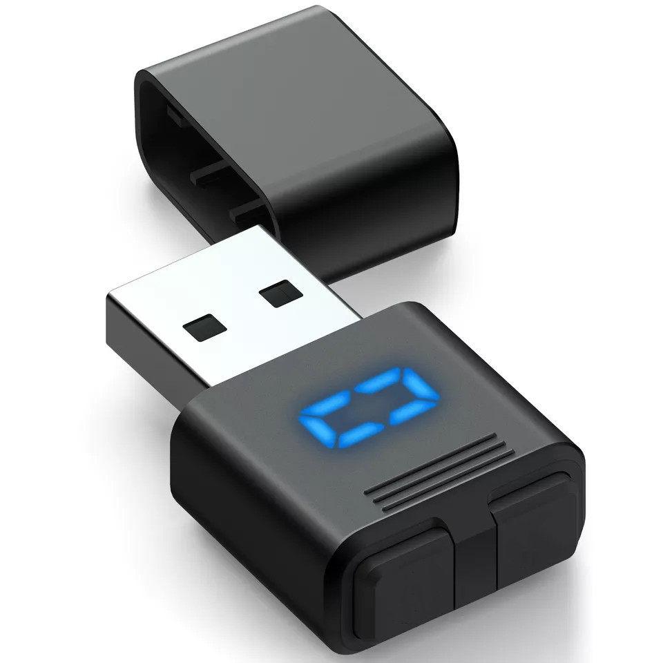 USB 오토 마우스 매크로 지글러 커서 자동 움직임 3가지 모드 재택 근무 강의 시청 - 상품 이미지