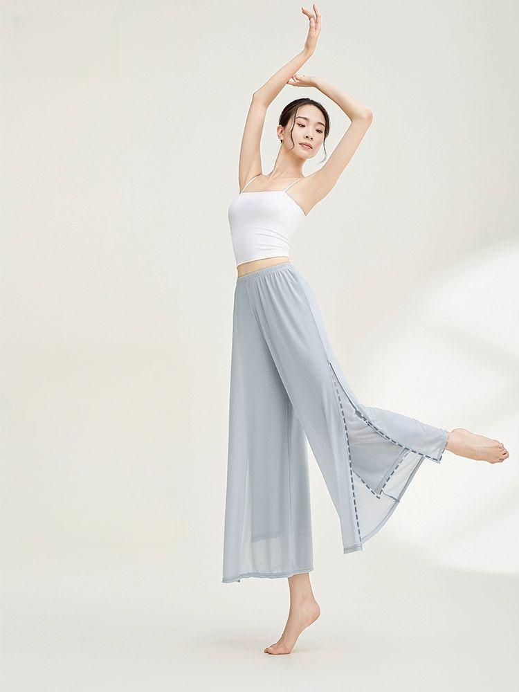 무용 팬츠 입시복 연습용 공연복 무대 의상 연영과 개량 연그린 S - 상품 이미지