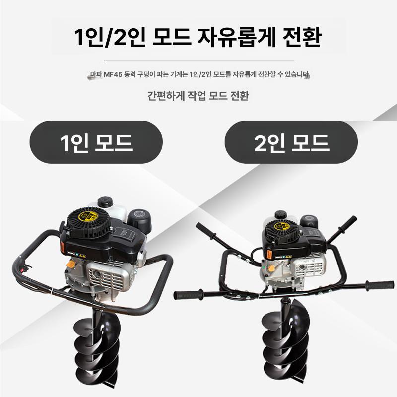 타공 드릴 액세서리 이중날 비트 전동 렌치용 비닐하우스 2행정 68cc+10cm 드릴비트 - 상세 이미지 3