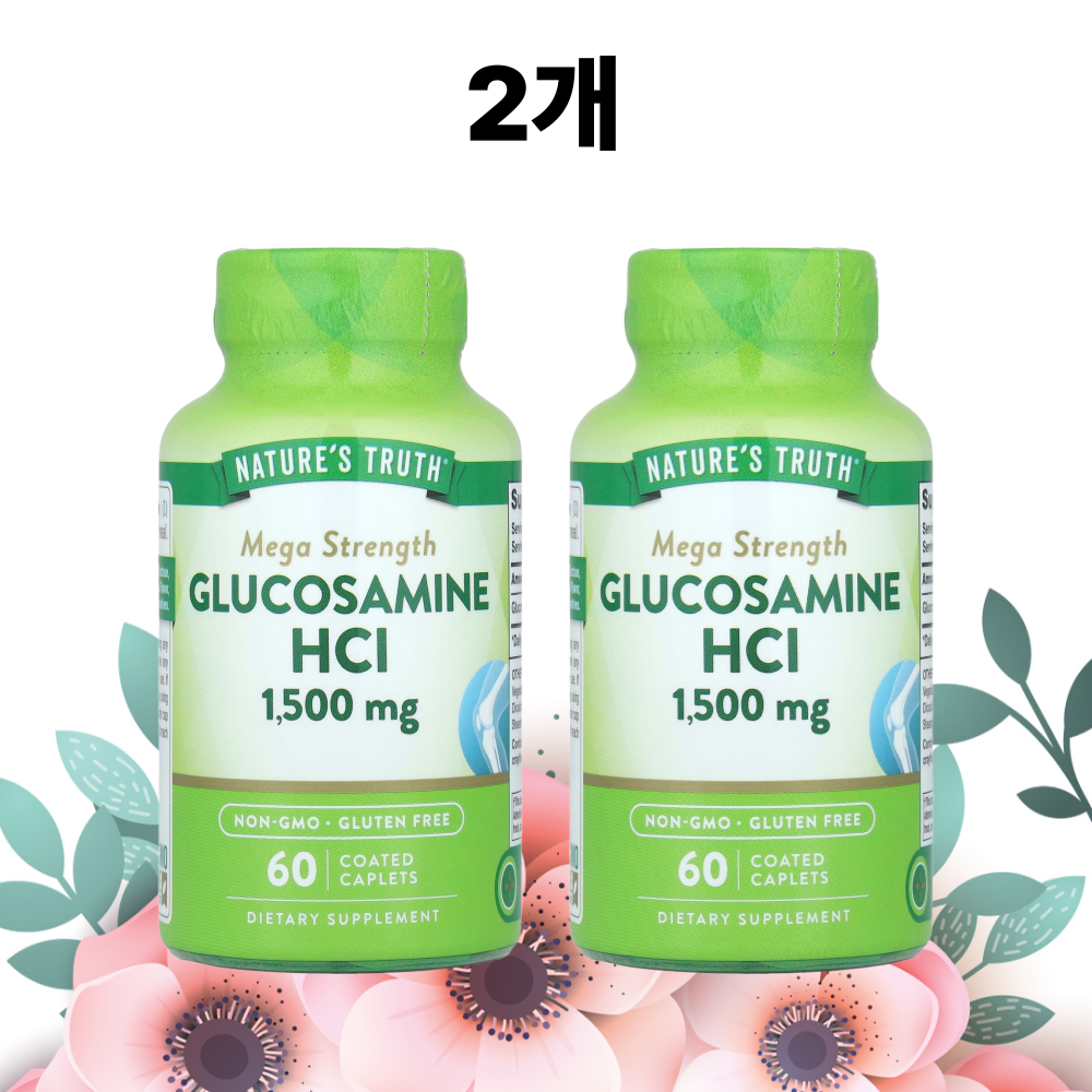 네이쳐스트루스 글루코사민 1500mg 네이처스트루스 60정, 2개 - 상품 이미지