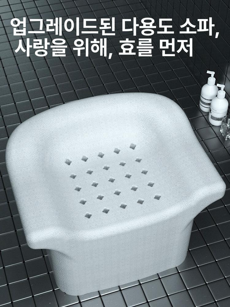 푸세식변기 캠핑장 플라스틱 변기통 간이 야외 임시 화장실 - 상세 이미지 5
