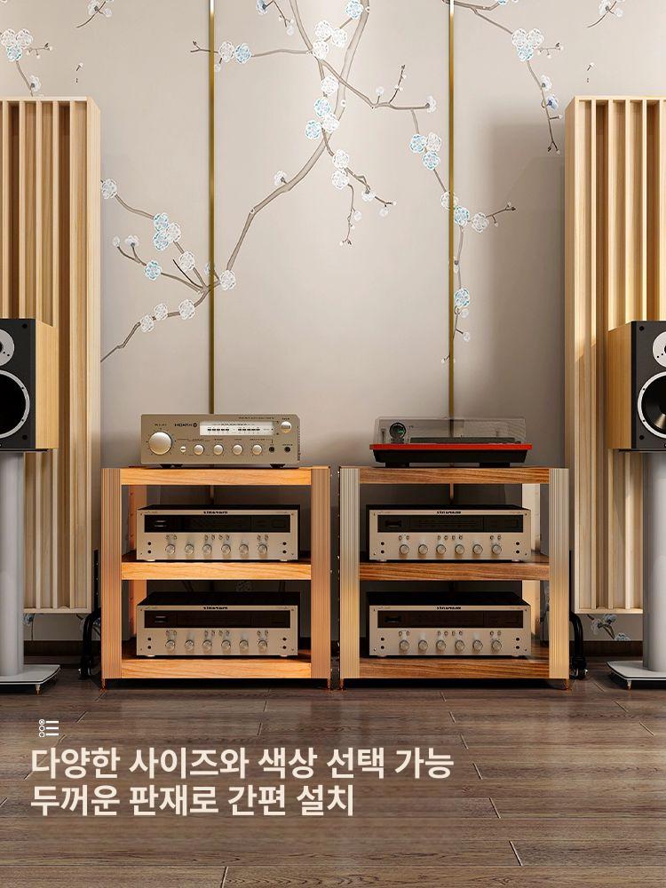 원목 스피커 받침대 진열대 오디오랙 앰프 거치대 - 상세 이미지 3