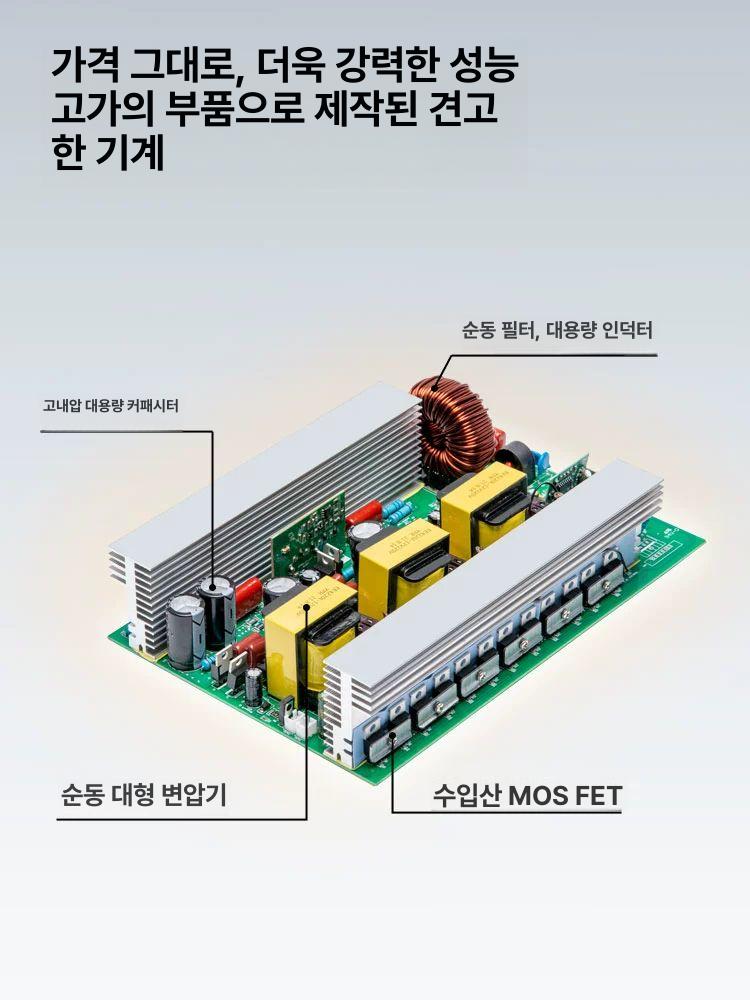 전기차인버터 배터리 차량용 고출력 가정용 220v 전환 - 상세 이미지 4