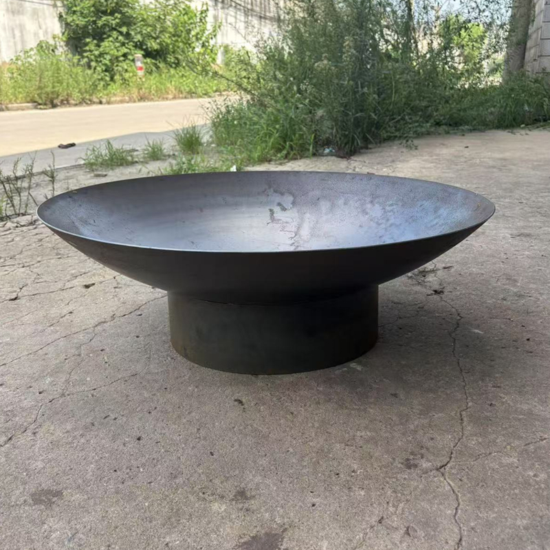 원형 파이어 모닥불 화로 화덕 바베큐 캠핑 야외 장작 무쇠 그릴 파이어핏 숯불 캠핑장 - 상세 이미지 3