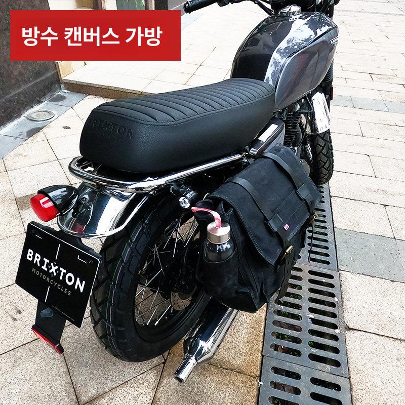 오토바이 바이크 호환 사이드 백 테일 백 레트로 사이드가방 - 상세 이미지 3